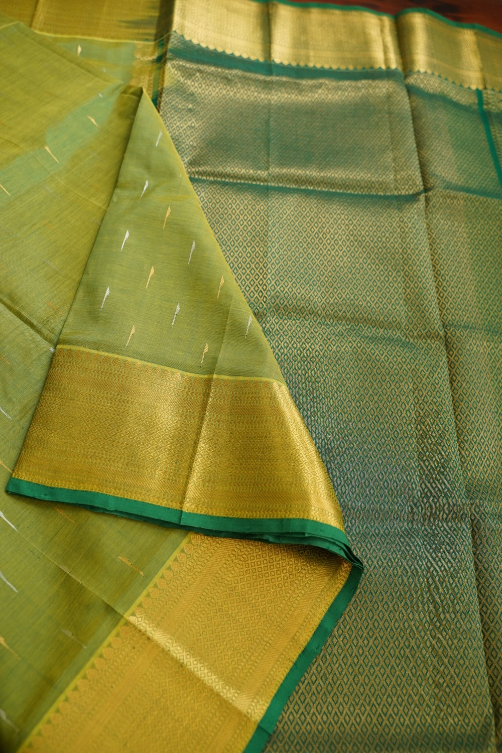 Kanchi Handloom Silk Cotton Saree PC15506