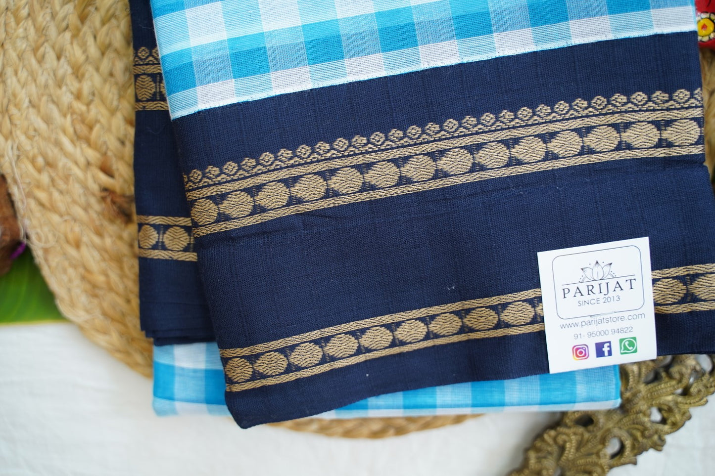 Chettinad handloom Cotton Saree PC17595