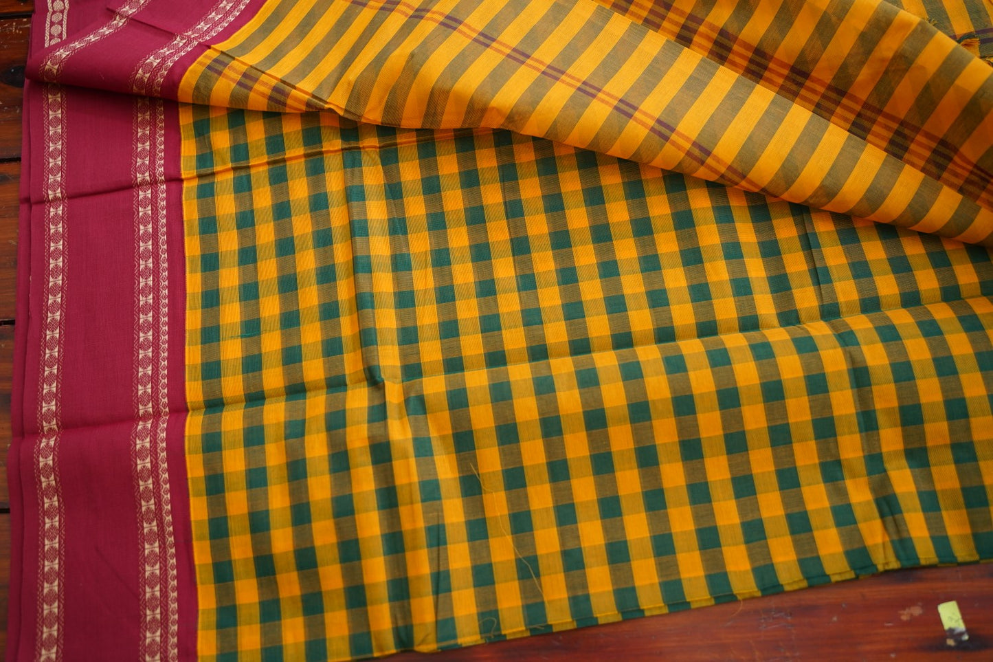 Chettinad handloom Cotton Saree PC17596