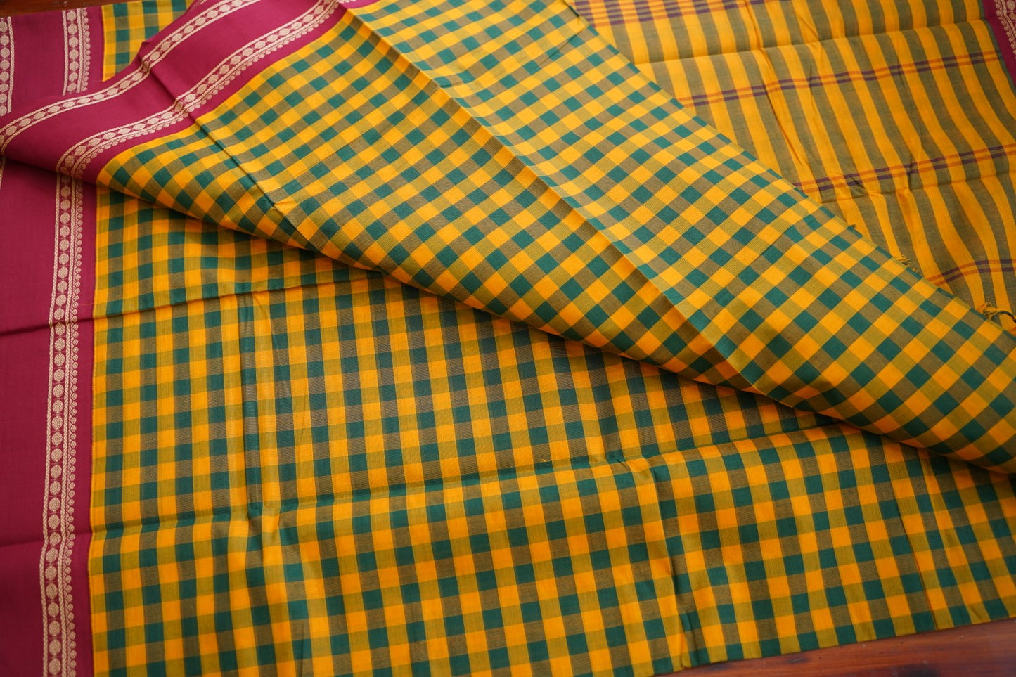 Chettinad handloom Cotton Saree PC17596
