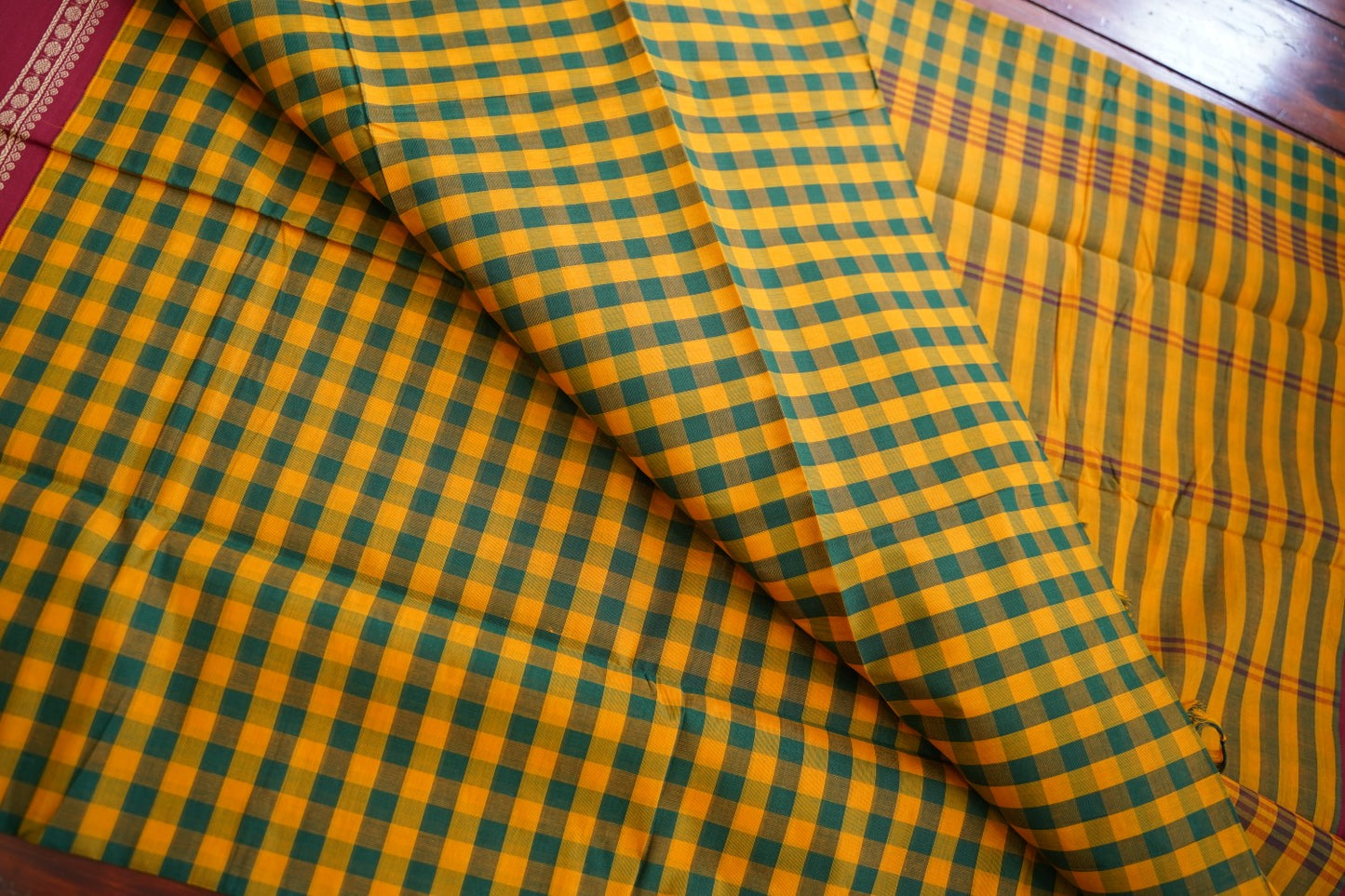 Chettinad handloom Cotton Saree PC17596