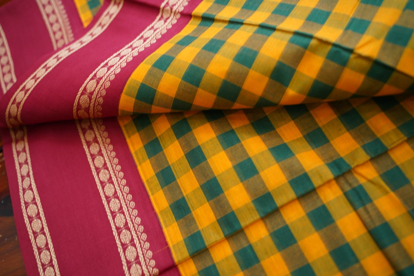 Chettinad handloom Cotton Saree PC17596