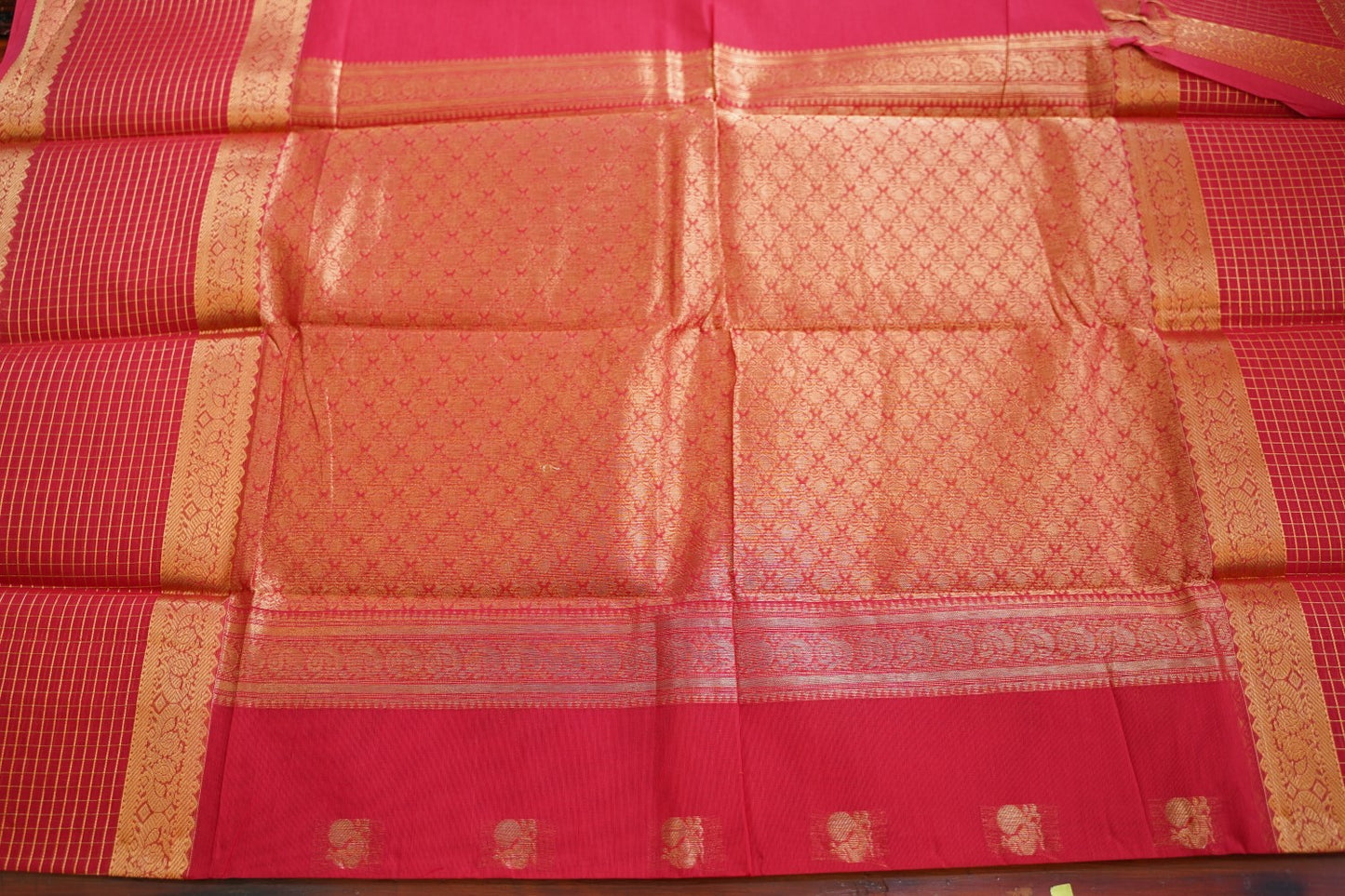 Chettinad handloom Cotton Saree PC17598