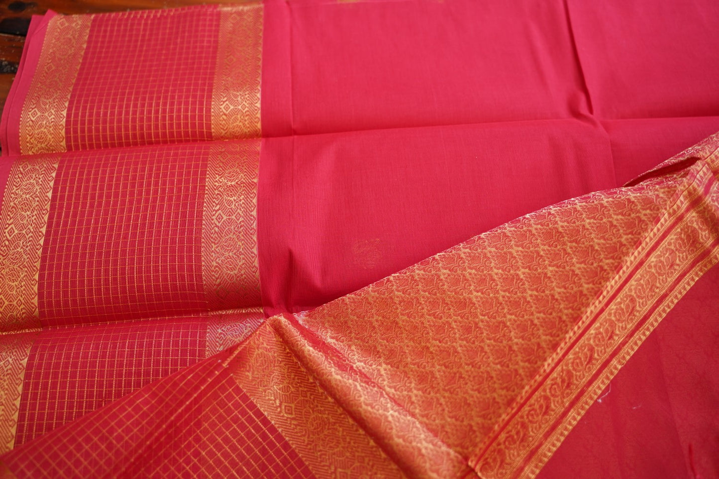 Chettinad handloom Cotton Saree PC17598