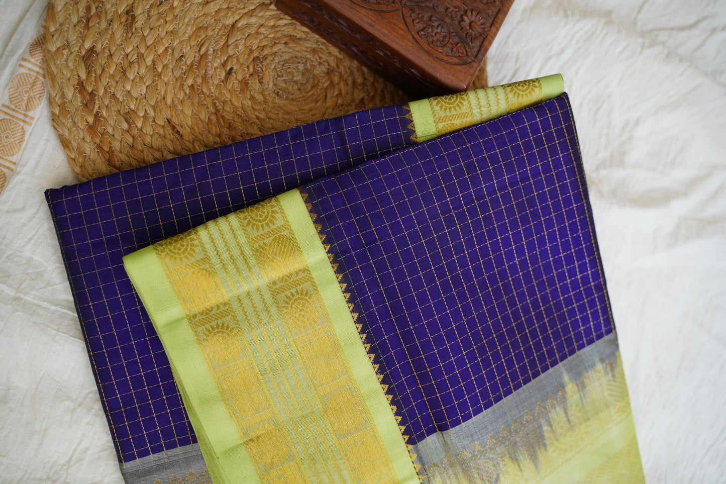 Kanchi Handloom Silk Cotton Saree PC15595