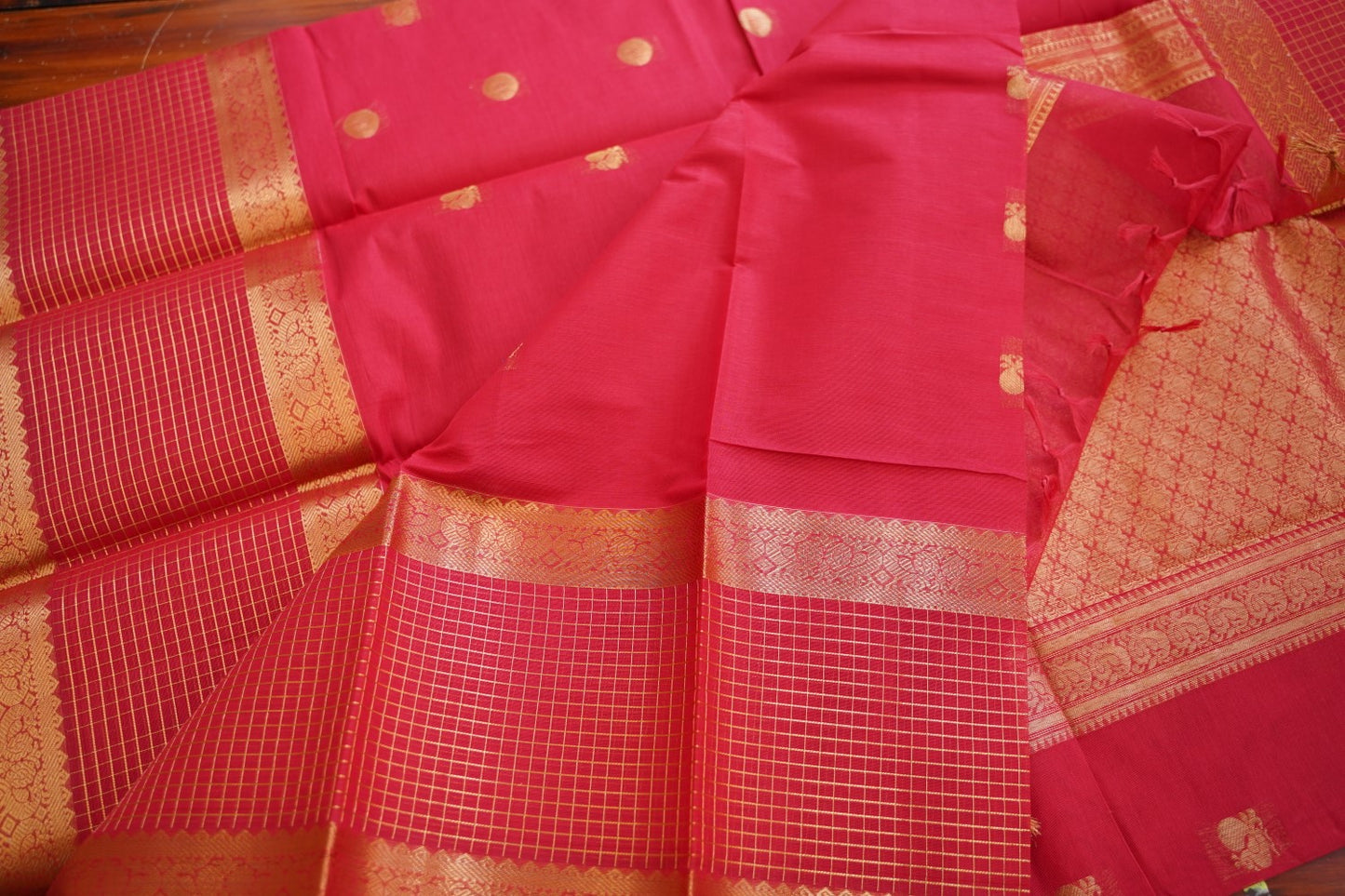 Chettinad handloom Cotton Saree PC17598