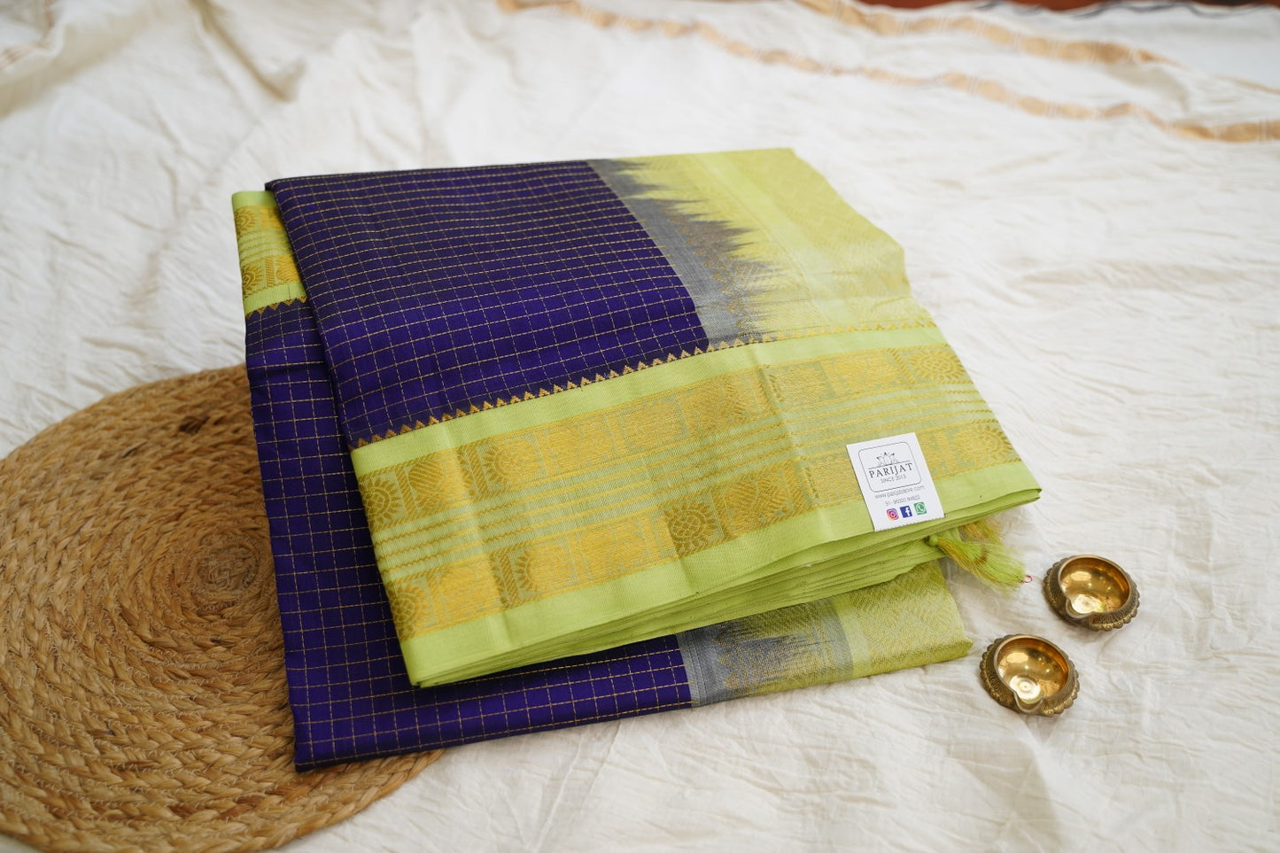 Kanchi Handloom Silk Cotton Saree PC15595