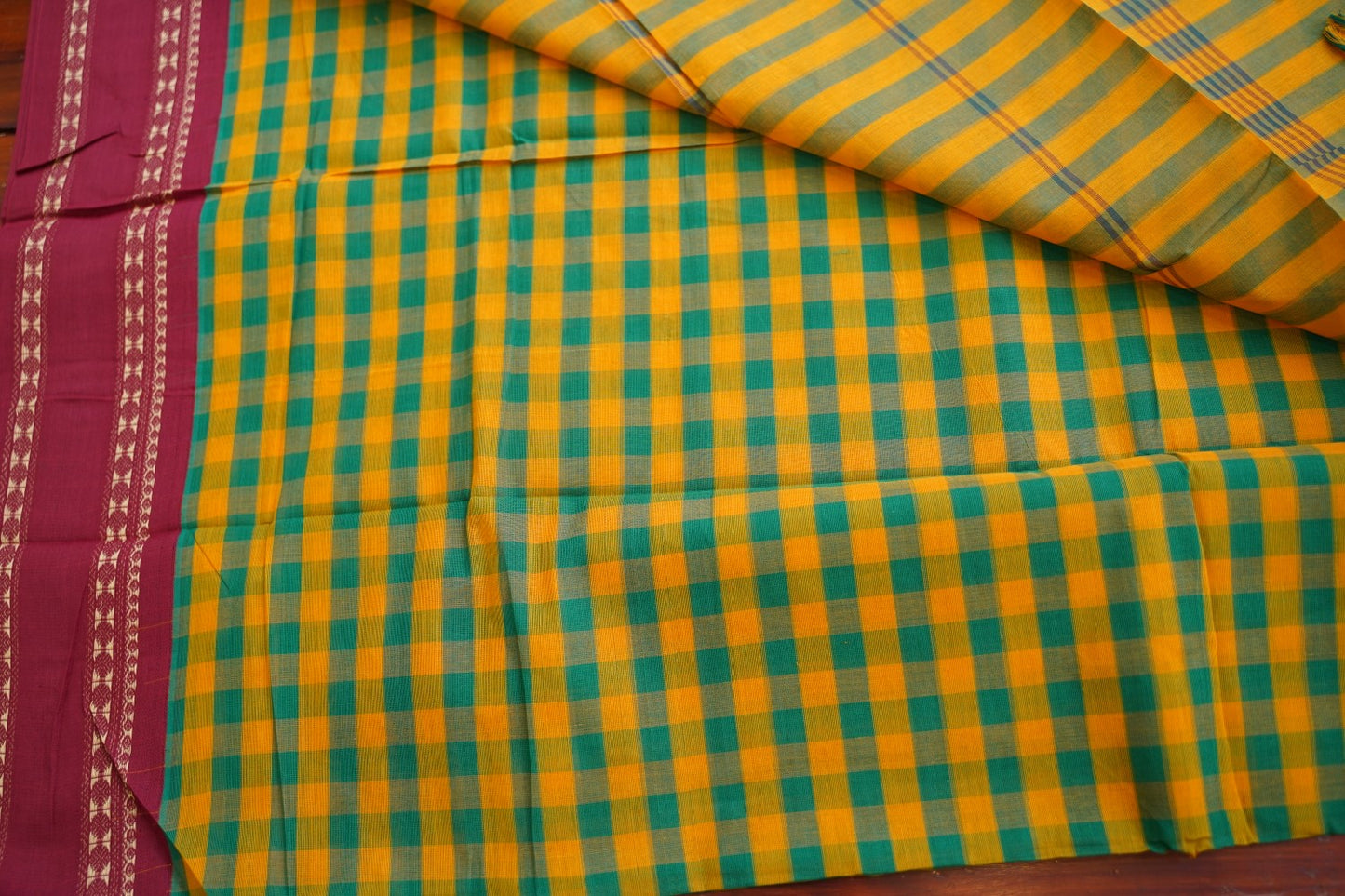 Chettinad handloom Cotton Saree PC17599
