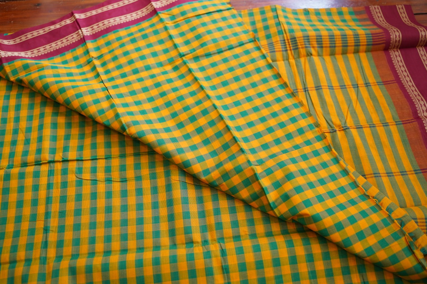 Chettinad handloom Cotton Saree PC17599