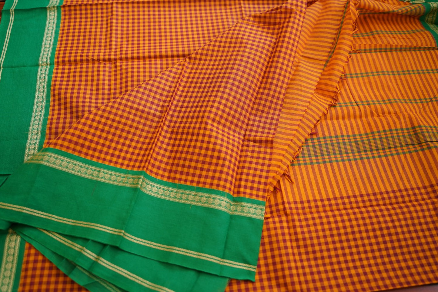 Chettinad handloom Cotton Saree PC17600