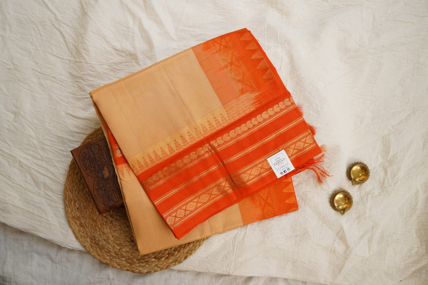 Kanchi Handloom Silk Cotton Saree PC15608