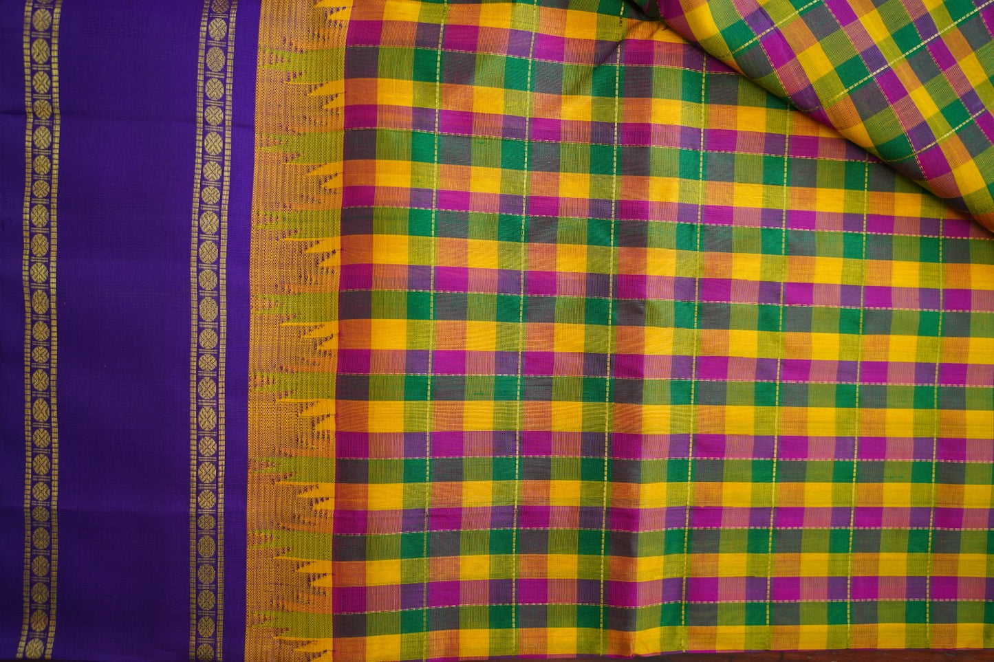 Kanchi Handloom Silk Cotton Saree PC16747