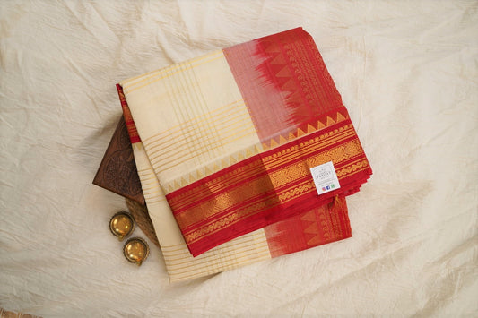 Kanchi Handloom Silk Cotton Saree PC15566