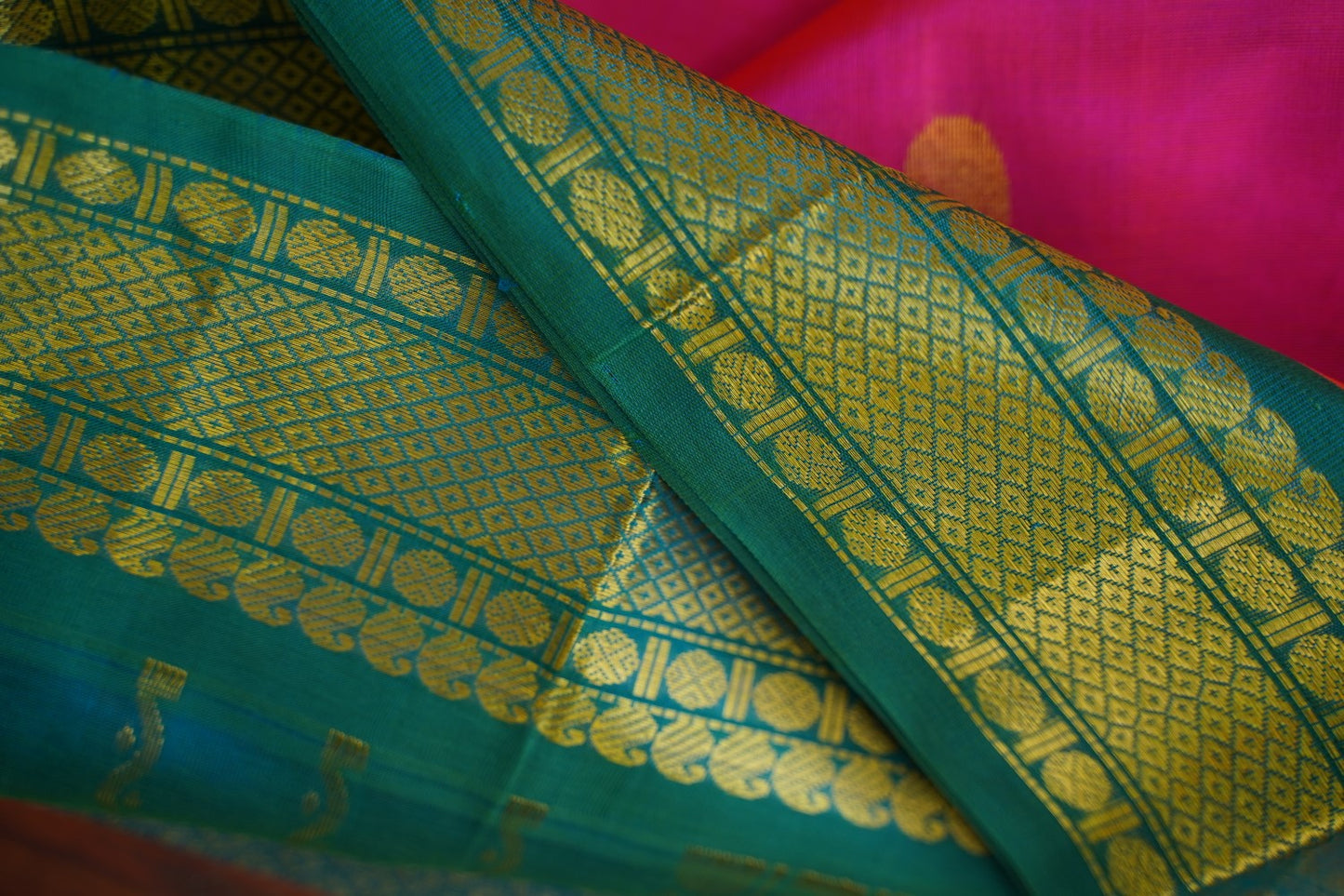 Kanchi Handloom Silk Cotton Saree PC16766