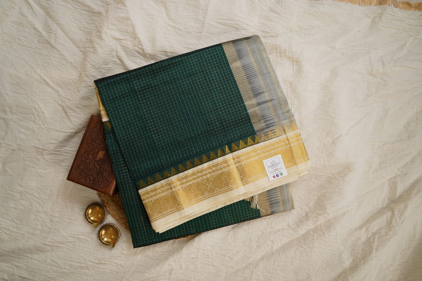 Kanchi Handloom Silk Cotton Saree PC15607
