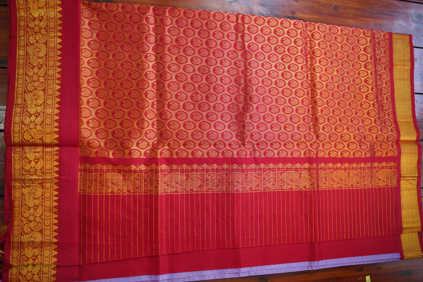 Kanchi Handloom Silk Cotton Saree PC16768