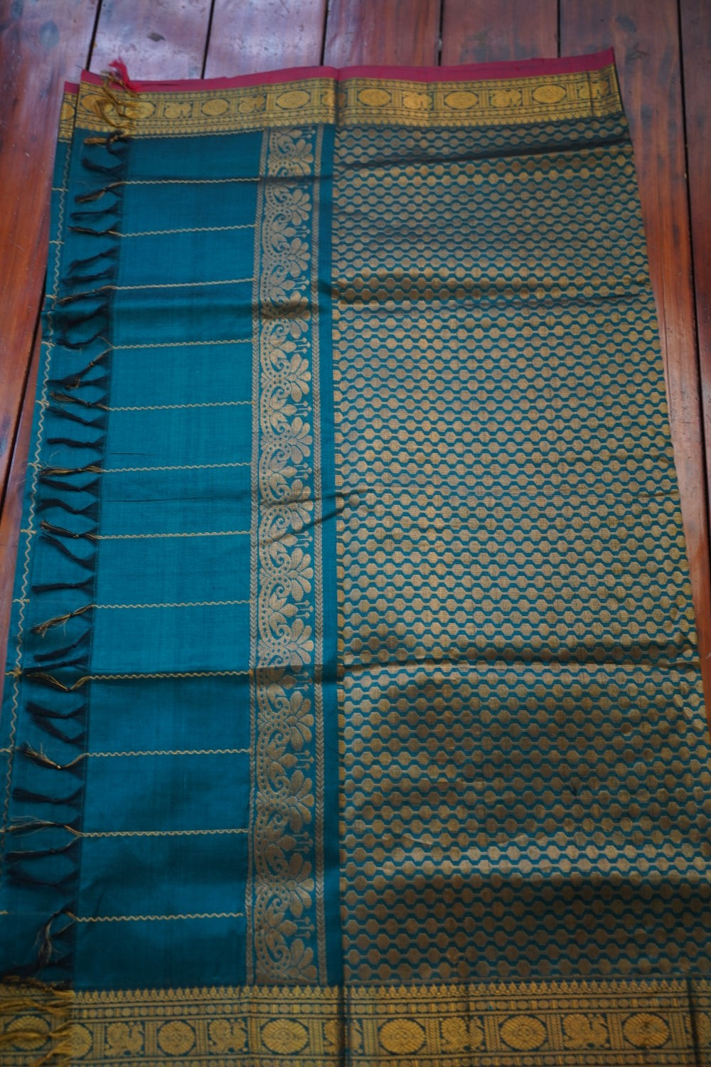 Kanchi Handloom Silk Cotton Saree PC16765