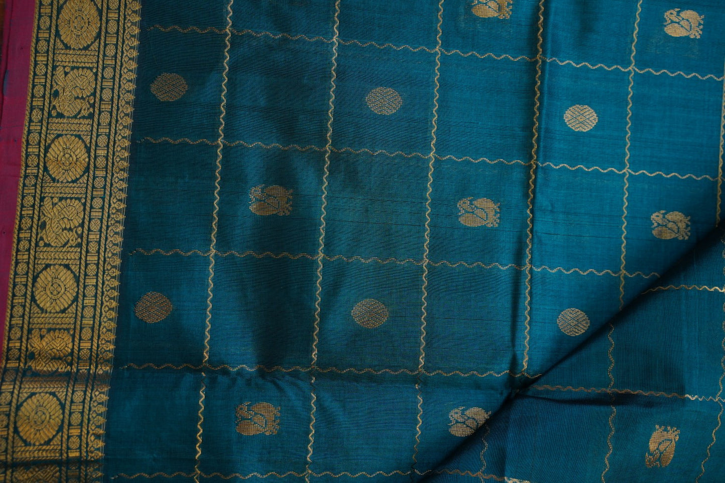 Kanchi Handloom Silk Cotton Saree PC16765