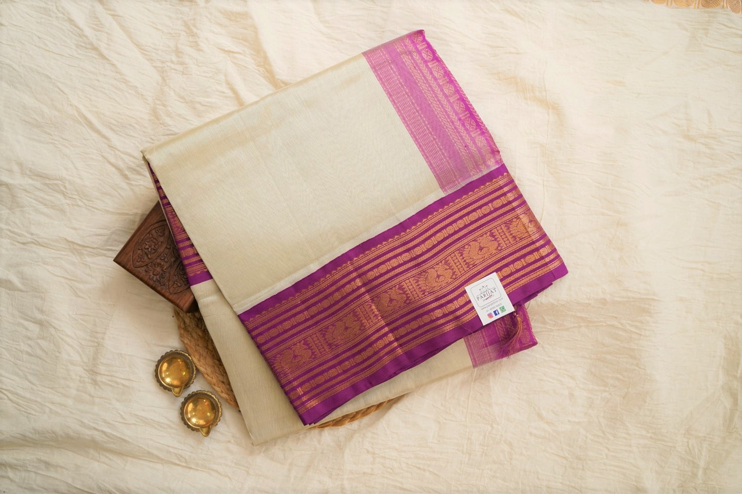 Kanchi Handloom Silk Cotton Saree PC15548