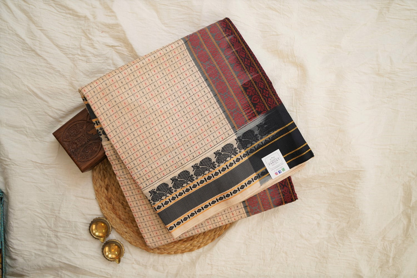 Kanchi Semi Silk Cotton Saree PC15550