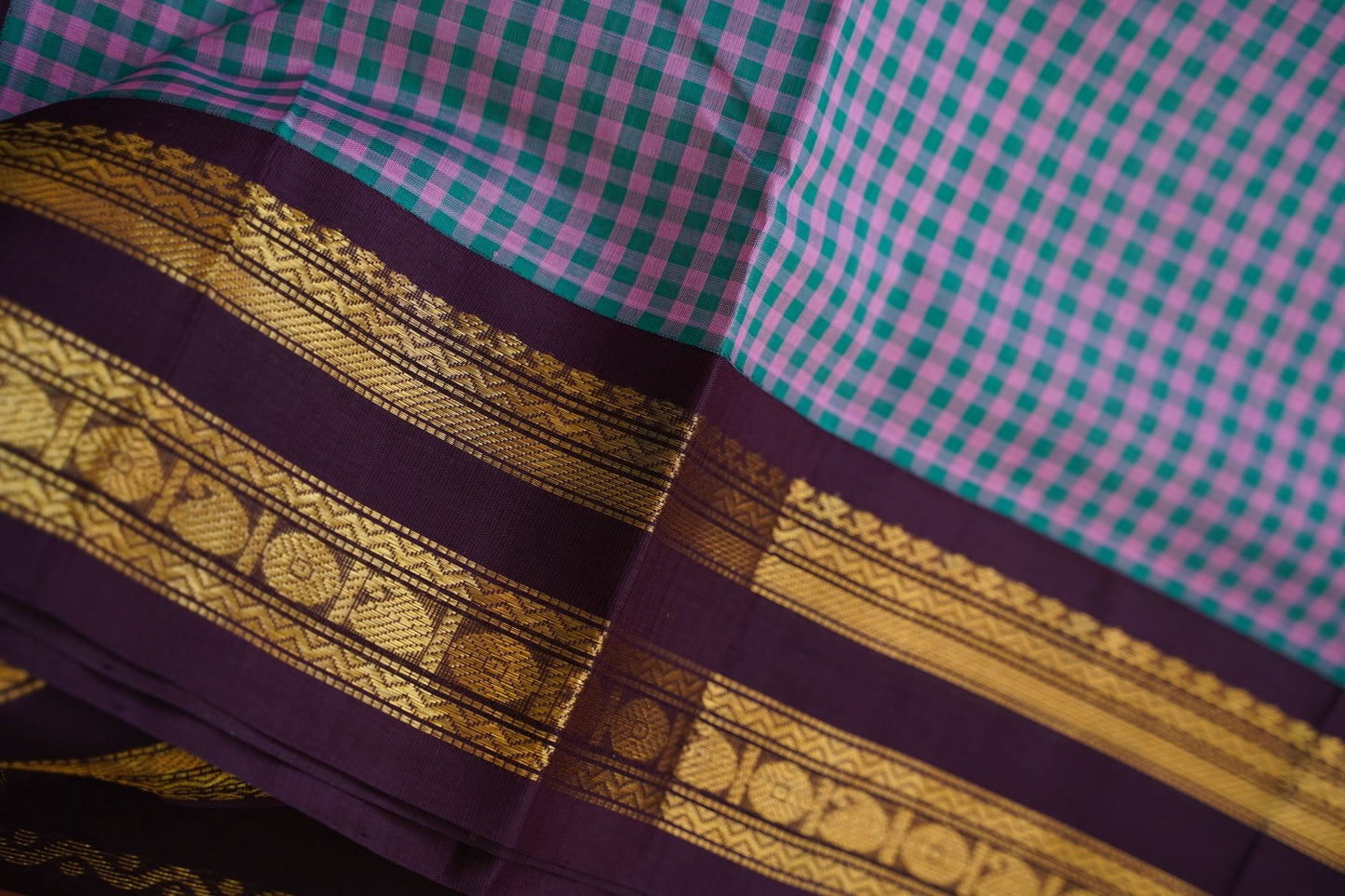 Kanchi Handloom Silk Cotton Saree PC16752