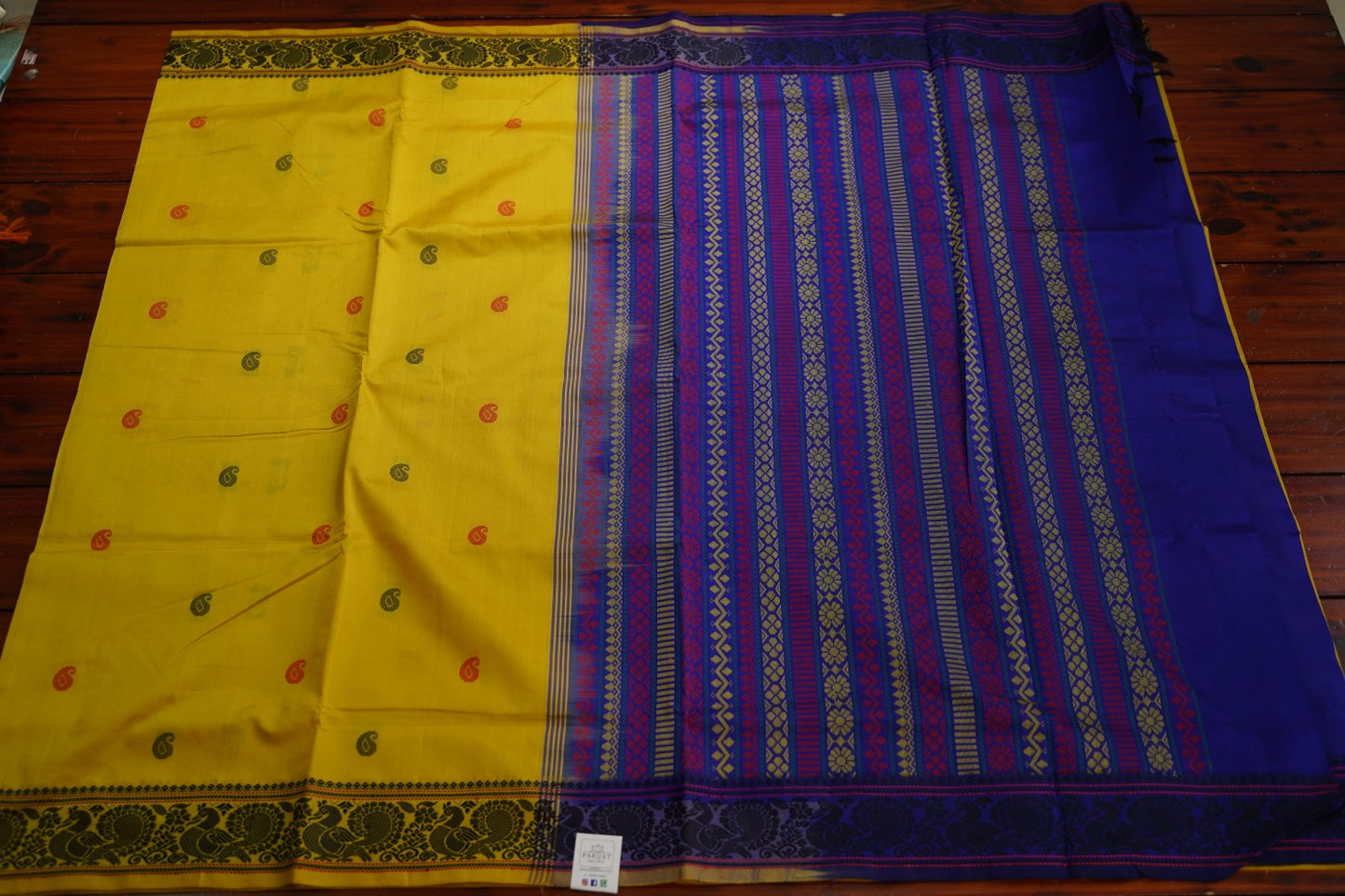 Kanchi Semi Silk Cotton Saree PC15557