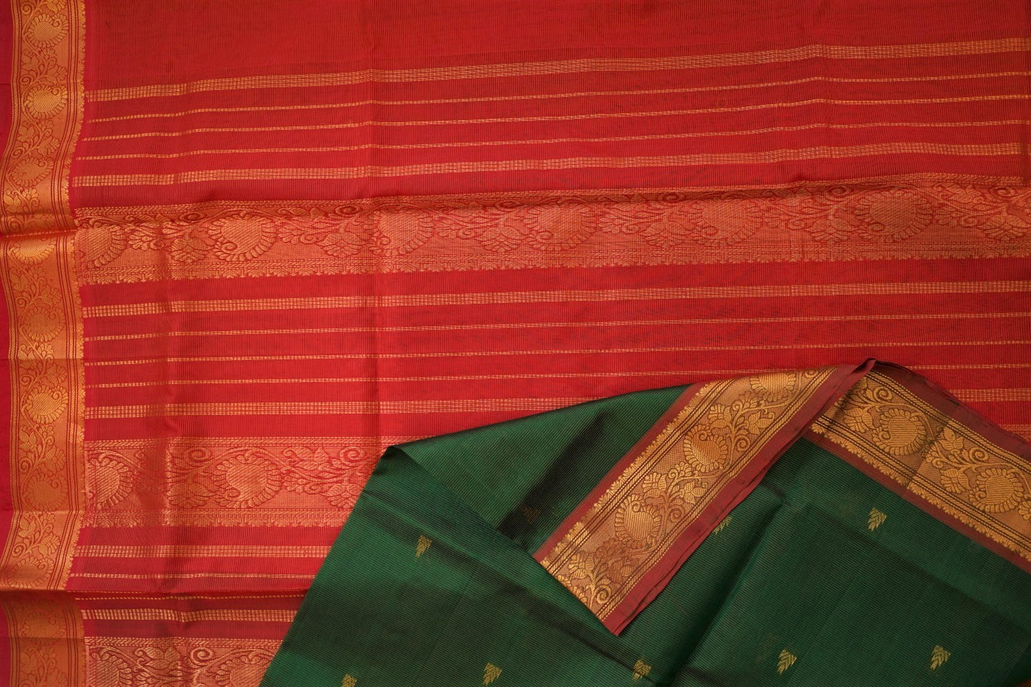 Kanchi Handloom Silk Cotton Saree PC15579