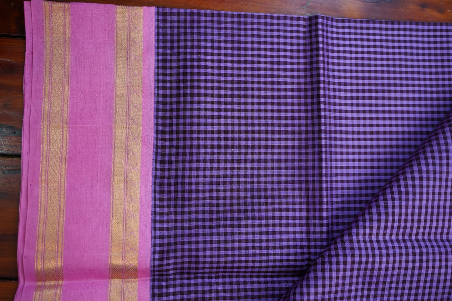Kanchi Handloom Silk Cotton Saree PC16756
