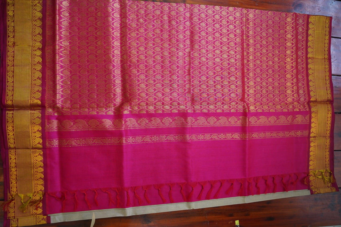 Kanchi Handloom Silk Cotton Saree PC16771