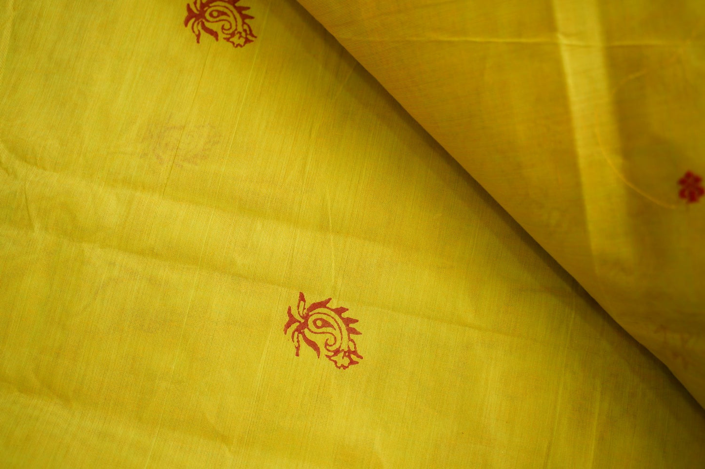Block Printed Chettinad Cotton Saree PC17625