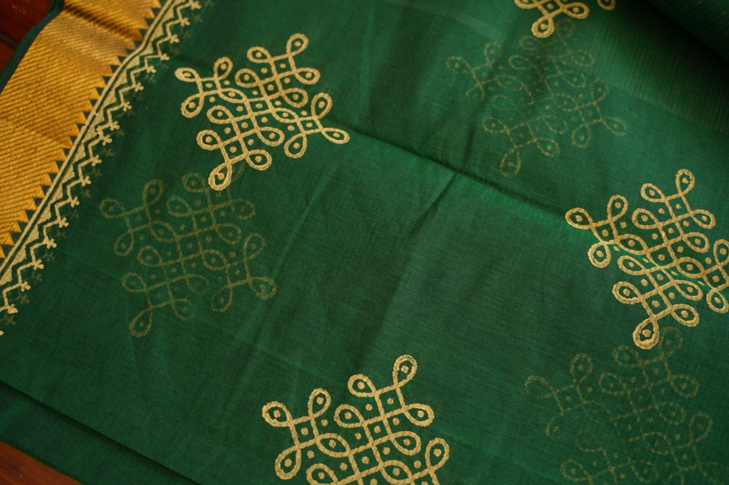 Block Printed Saree PC17624