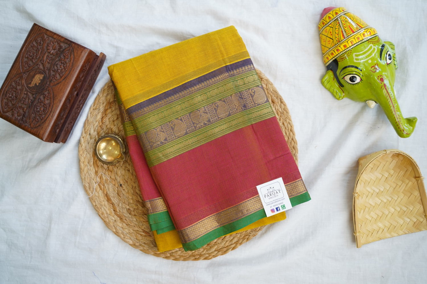 Chettinad handloom Cotton Saree PC16807