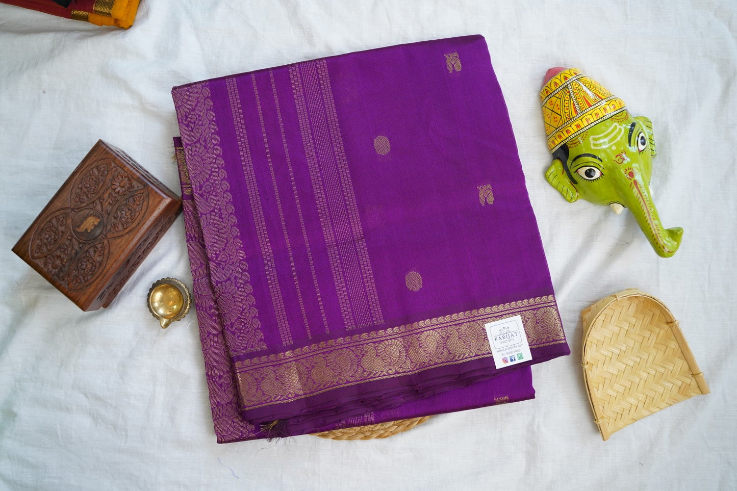 Kanchi Handloom Silk Cotton Saree PC16795