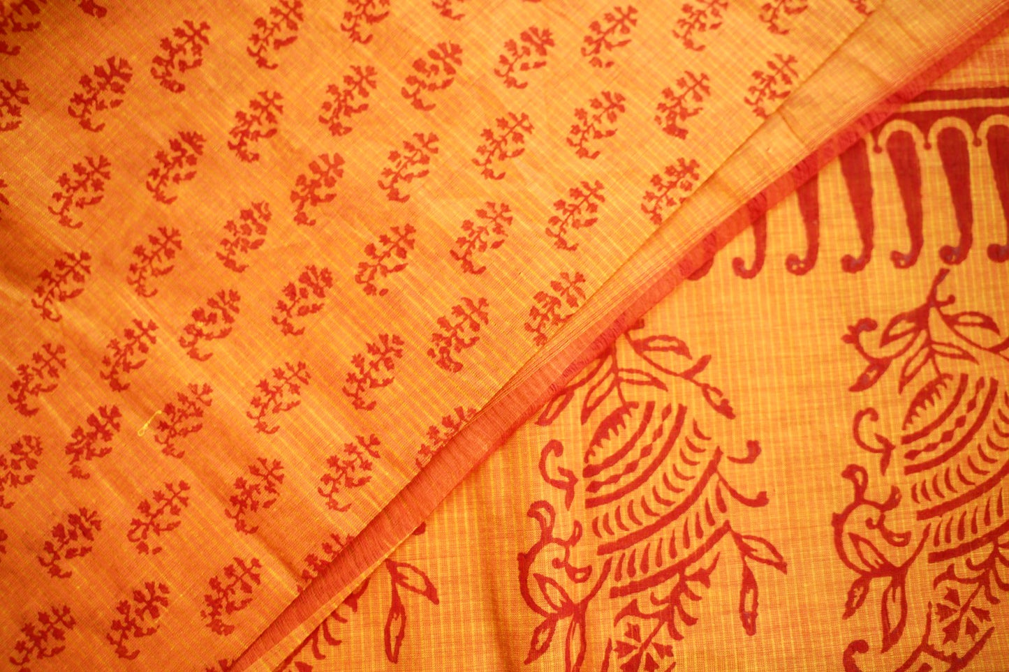 Block Printed Saree PC17621