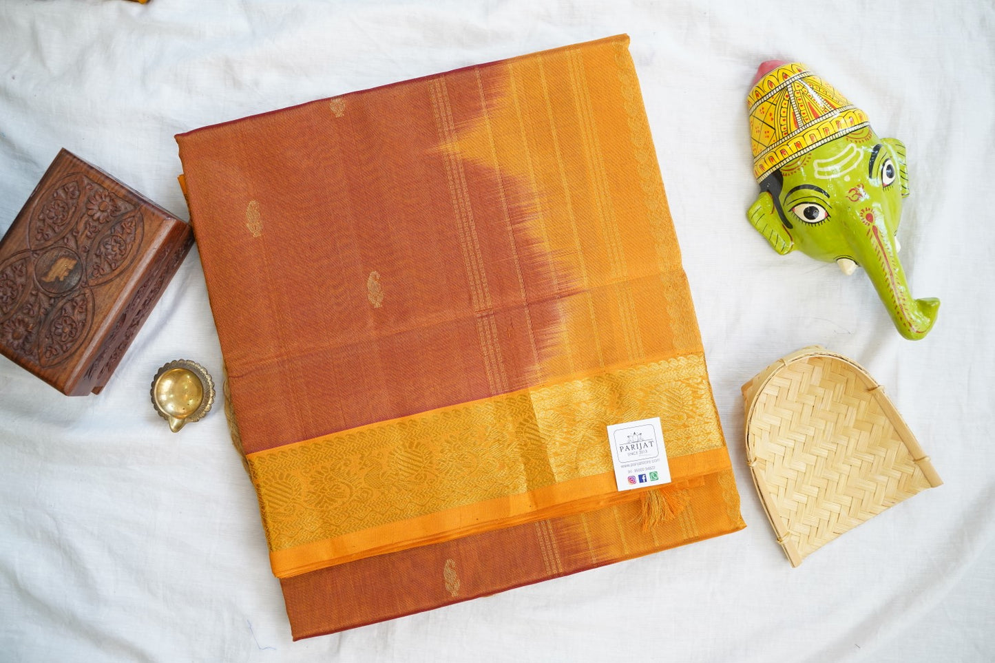 Kanchi Handloom Silk Cotton Saree PC16789