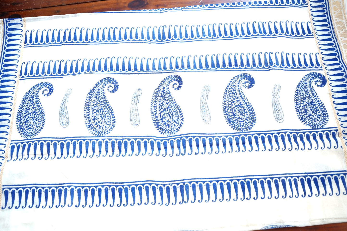 Block Printed Chettinad Cotton Saree PC17626