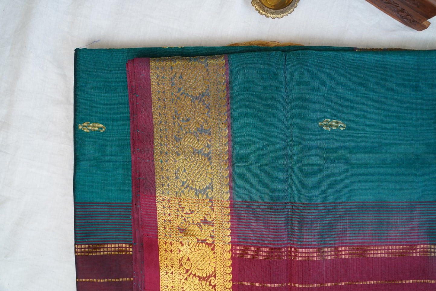 Kanchi Handloom Silk Cotton Saree PC16780