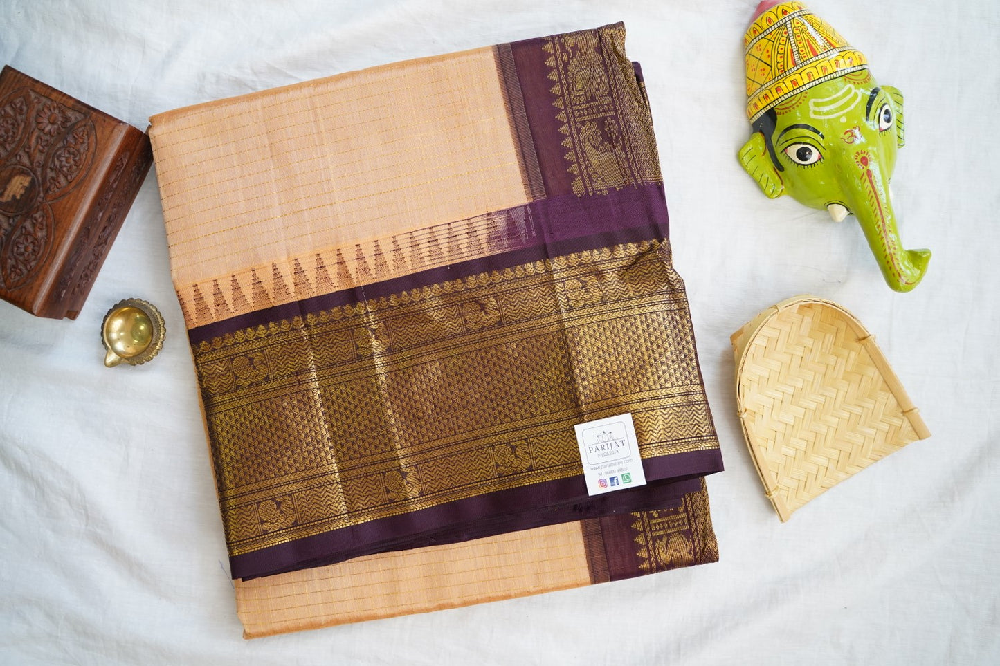 Kanchi Handloom Silk Cotton Saree PC16802