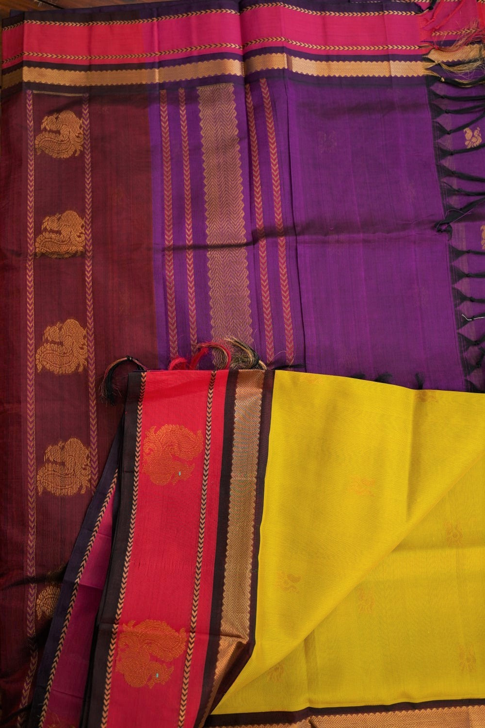 Kanchi Handloom Silk Cotton Saree PC15538