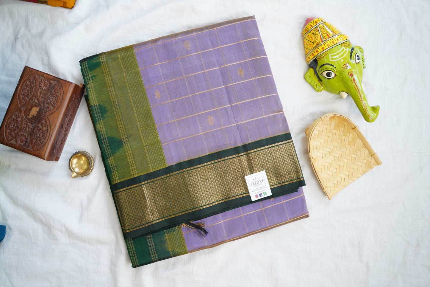 Kanchi Handloom Silk Cotton Saree PC16796