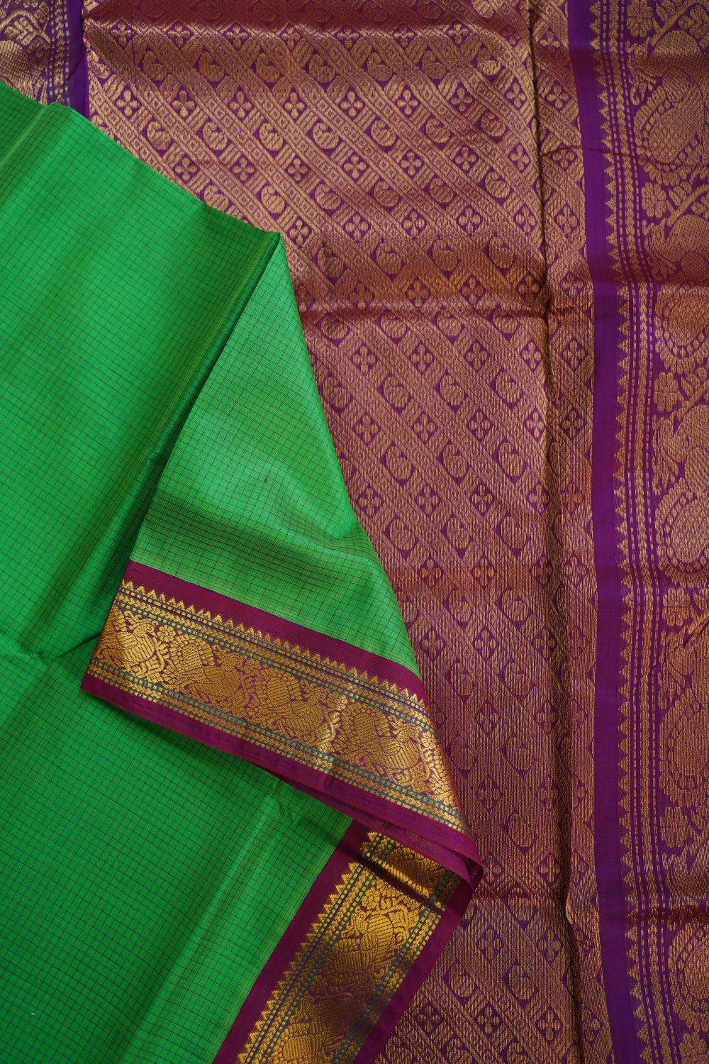 Kanchi Handloom Silk Cotton Saree PC15539