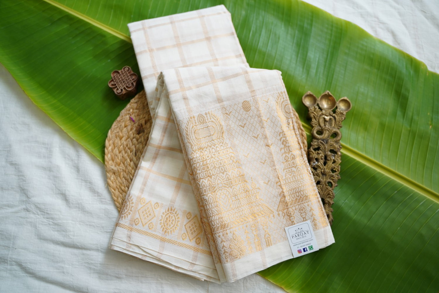 Chettinad handloom Cotton Saree PC17622