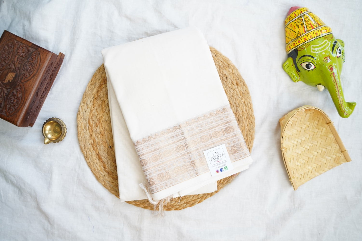 Kanchi handloom Cotton Saree PC16808