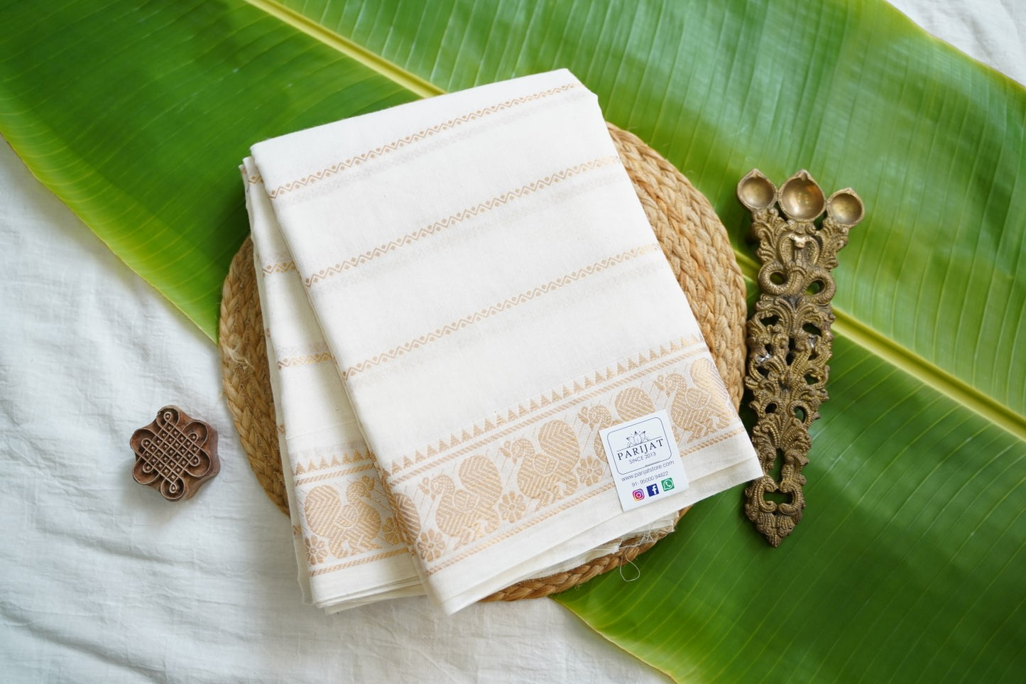 Chettinad handloom Cotton Saree PC17619