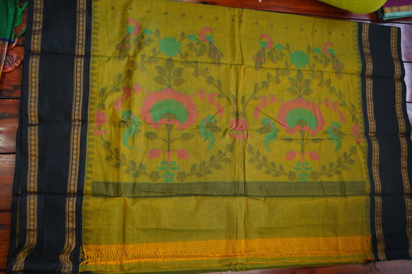 Chettinad handloom Cotton Saree PC16805