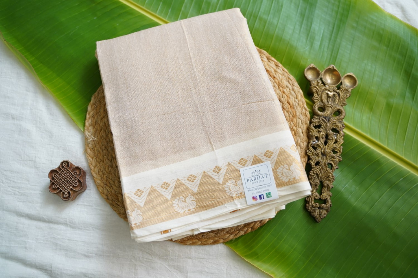 Chettinad handloom Cotton Saree PC17621
