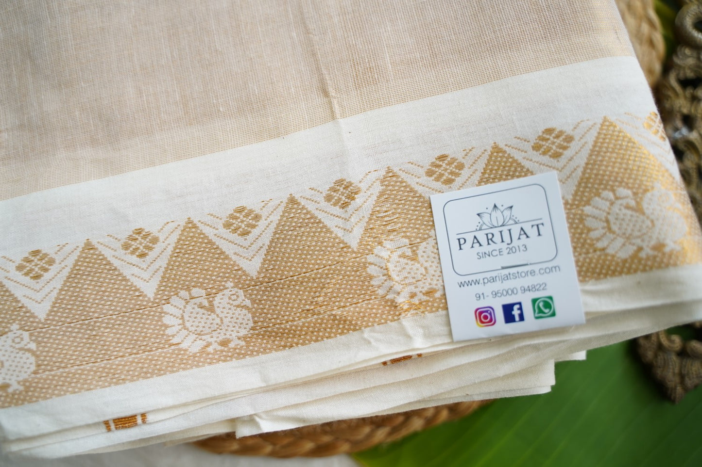 Chettinad handloom Cotton Saree PC17621