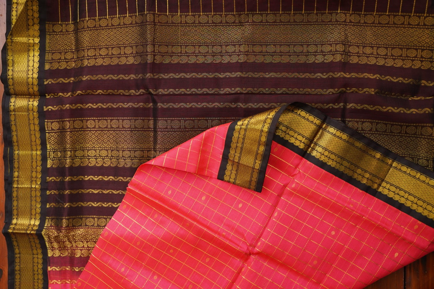 Kanchi Handloom Silk Cotton Saree PC15594