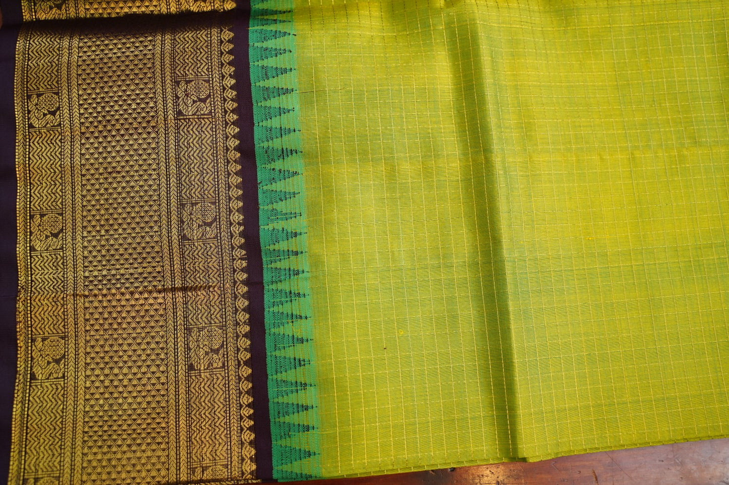 Kanchi Handloom Silk Cotton Saree PC16797
