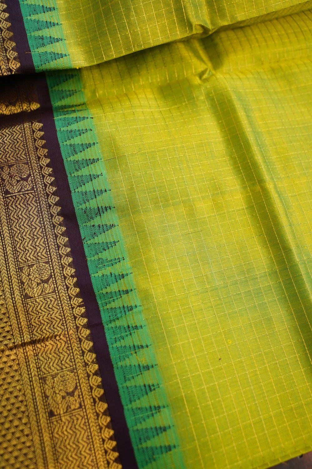 Kanchi Handloom Silk Cotton Saree PC16797